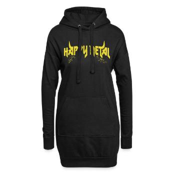 Bonne musique Heavy Metal - Sweat-shirt à capuche long Femme - noir - Devant