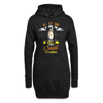 Golf Miracle Funny Club Golfeur - Sweat-shirt à capuche long Femme - noir - Devant