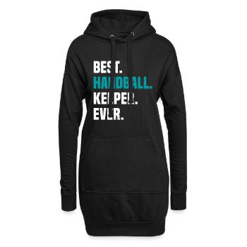 Gardien Gardien Gardien Club de Handball Lustig - Sweat-shirt à capuche long Femme - noir - Devant