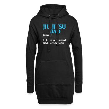 Jiujitsu Vater Jiu Jitsu Dad Vatertag Geschenk - Hoodie-Kleid - Schwarz - Vorne