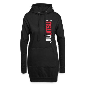 Cadeau d'arts martiaux Jiujitsu Jiu Jitsu brésilien - Sweat-shirt à capuche long Femme - noir - Devant