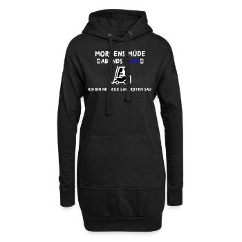 Lagerist Staplerfahrer Gabelstapler Stapler Klaus - Hoodie-Kleid - Schwarz - Vorne