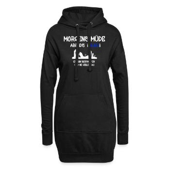 Bestatter Totengräber Leichenbestatter - Hoodie-Kleid - Schwarz - Vorne