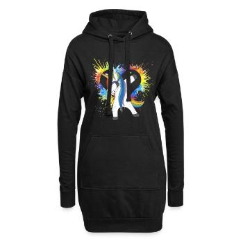 Cadeau Gay Pride - Sweat-shirt à capuche long Femme - noir - Devant