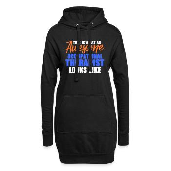 Ergothérapeute Ergothérapie Cadeau de thérapeute - Sweat-shirt à capuche long Femme - noir - Devant