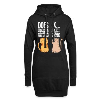 Pavlov's Katze - Psychologie Psychologe Therapeut - Hoodie-Kleid - Schwarz - Vorne