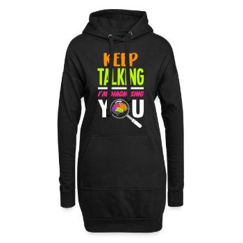 Diagnosing You - Psychologie Psychologe Therapeut - Hoodie-Kleid - Schwarz - Vorne