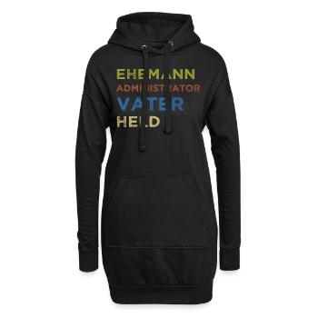 Administrator IT Administrator Admin Informatik - Hoodie-Kleid - Schwarz - Vorne