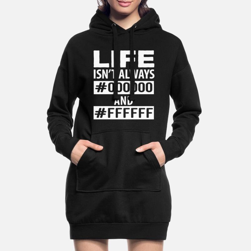 Programmierer Farbcode Lustig Hoodie-Kleid