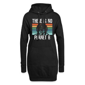 Changement climatique Protection du climat Rain Forest Gift - Sweat-shirt à capuche long Femme - noir - Devant