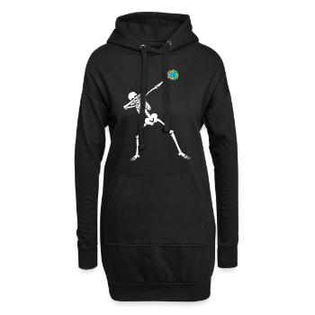 water polo - Sweat-shirt à capuche long Femme - noir - Devant