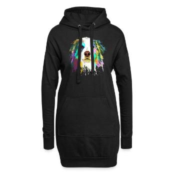 AUSTRALIAN SHEPHERD - Hoodie-Kleid - Schwarz - Vorne