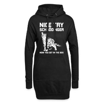 physics - Hoodie Dress - black - Front