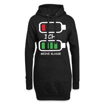Akku - Ich Und Meine Klasse - Hoodie-Kleid - Schwarz - Vorne