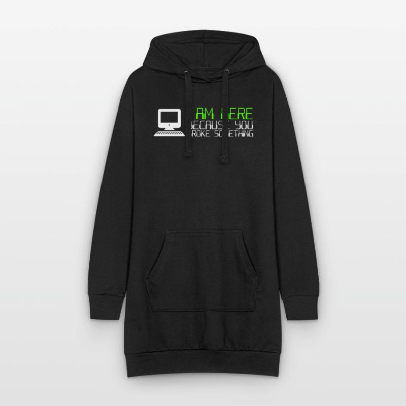 IT Computer IT Support IT Tickersystem Hoodie-Kleid