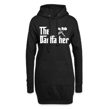 The Dartfather - Hoodie-Kleid - Schwarz - Vorne