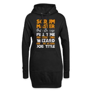 Scrock Master Developer Docker Container Git Touch - Sweat-shirt à capuche long Femme - noir - Devant