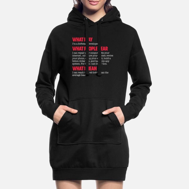 Software developer Hoodie Dress