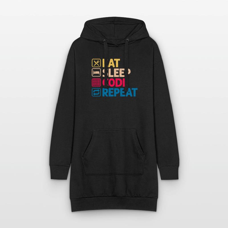 Programmierer Code Informatik Coder Geschenk Hoodie-Kleid