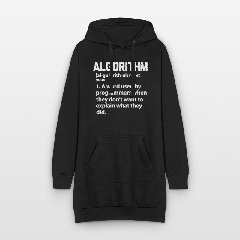 Cadeau de programmation codeur codeur programmeur Sweat-shirt à capuche long Femme