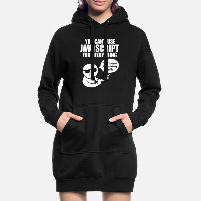 Programmierer Javascript Hoodie-Kleid