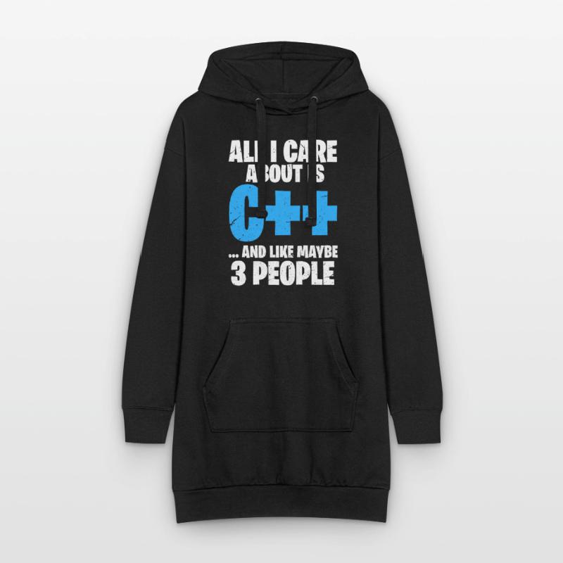 Programmierer C++ Code Coder Programmieren Hoodie-Kleid