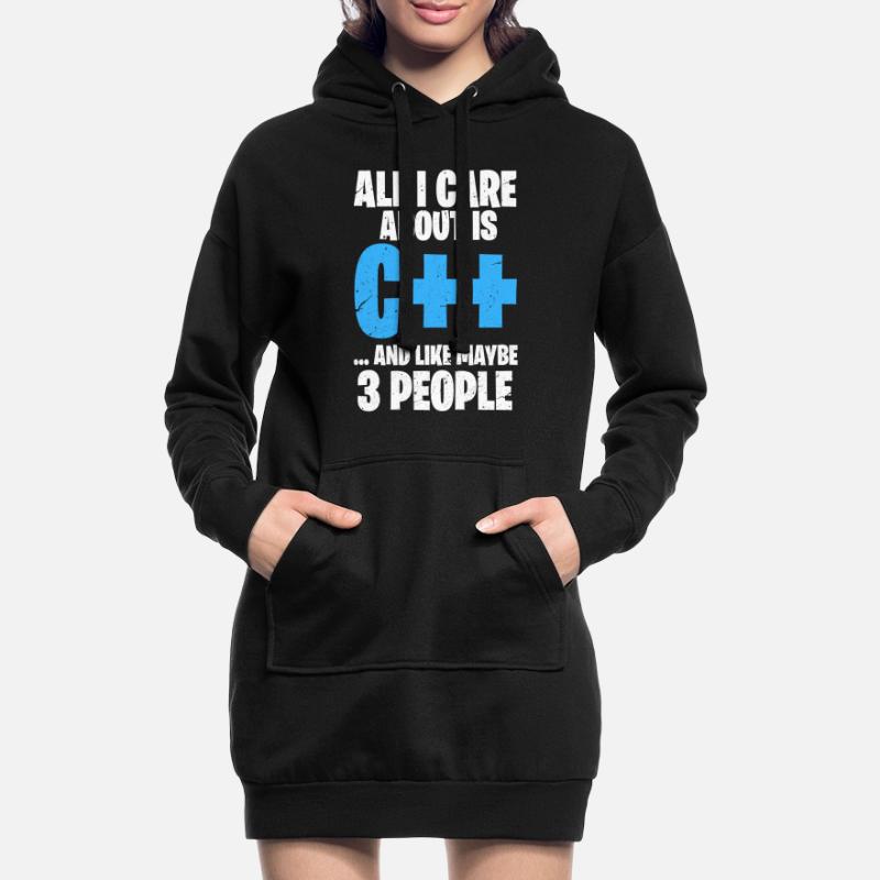 Programmierer C++ Code Coder Programmieren Hoodie-Kleid