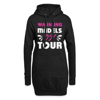 Mädels on Tour Mädelstrip Girls Trip Mädelstour - Hoodie-Kleid - Schwarz - Vorne