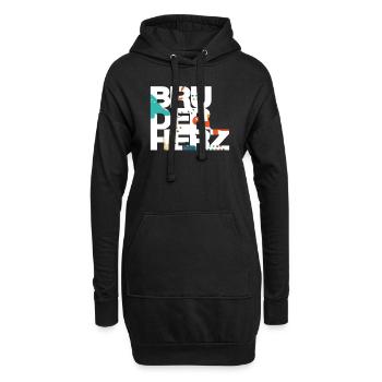 Bruderherz Bester Bruder der Welt Geschenkidee - Hoodie-Kleid - Schwarz - Vorne