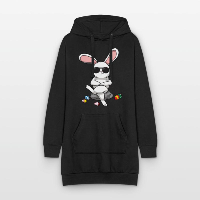 Easter Bunny Easter Bunny Cool Easter eggs Hoodie Dress