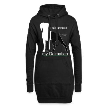 Informatiker Admin Sprüche - Hoodie-Kleid - Schwarz - Vorne