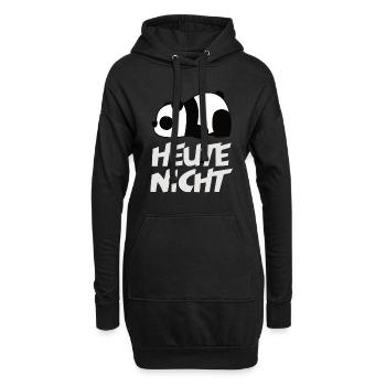 Pas panda aujourd’hui - Sweat-shirt à capuche long Femme - noir - Devant