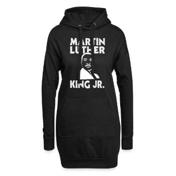 Martin Luther King Junior - Sweat-shirt à capuche long Femme - noir - Devant