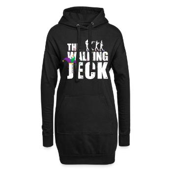 Le Walking Jeck - Costume de Carnaval - Sweat-shirt à capuche long Femme - noir - Devant