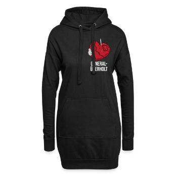 Chirurgie cardiaque Infectieuse cardiaque Cadeau de guérison - Sweat-shirt à capuche long Femme - noir - Devant