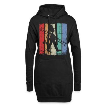 Ramoneur ramoneur - Sweat-shirt à capuche long Femme - noir - Devant