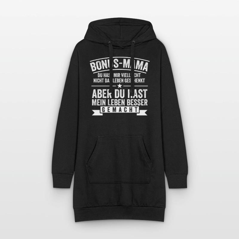 Stiefmutter Mutter Mama Muttertag Hoodie-Kleid