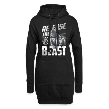 Bodybuilding Homme fort - Sweat-shirt à capuche long Femme - noir - Devant