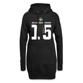 Schwedische Namen Fußball Sauf Mallorca Trikot - Hoodie-Kleid - Schwarz - Vorne