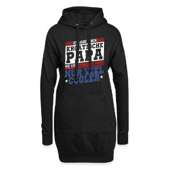 Kroatien Kroatisch Zagreb Geschenk - Hoodie-Kleid - Schwarz - Vorne