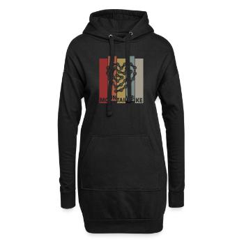 MTB Mountain Bike Mountain Bike Elektro Rider - Hoodie-Kleid - Schwarz - Vorne