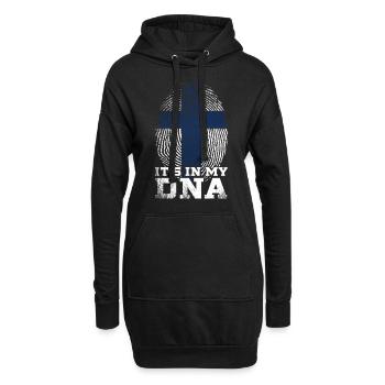 Finland Wikinger - Hoodie-Kleid - Schwarz - Vorne