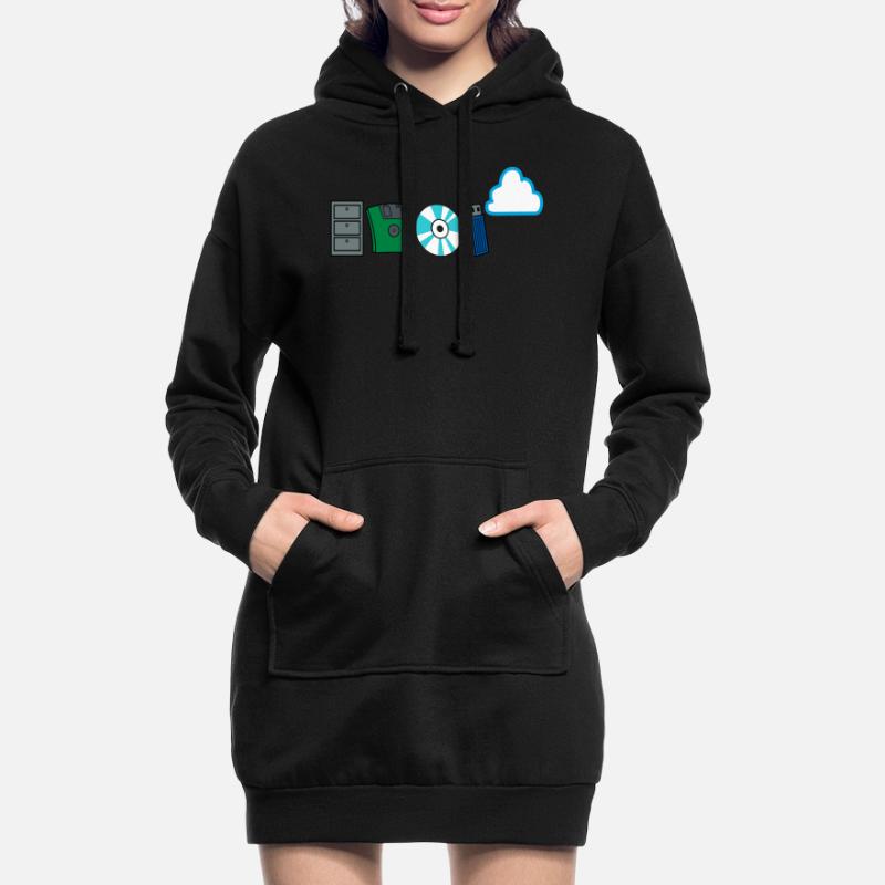 Programmierer Code Informatik Software Entwickler Hoodie-Kleid