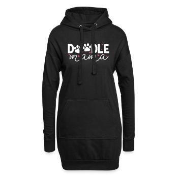 Goldendoodle - Sweat-shirt à capuche long Femme - noir - Devant