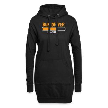 conducteur - Sweat-shirt à capuche long Femme - noir - Devant