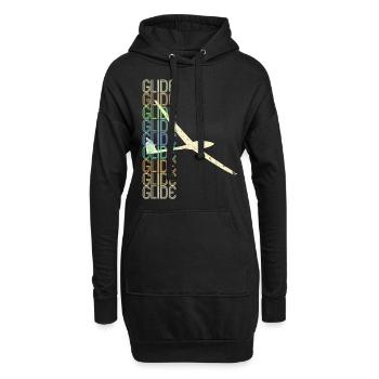 Planeur planeur Planeur Silot - Sweat-shirt à capuche long Femme - noir - Devant