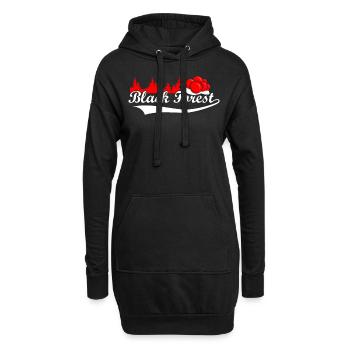 Forêt Noire Forêt Noire - Sweat-shirt à capuche long Femme - noir - Devant