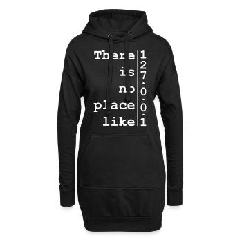 Entwickler Informatiker - Hoodie-Kleid - Schwarz - Vorne