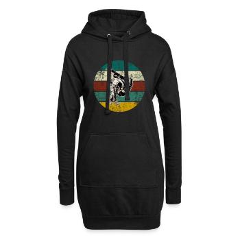 Judo - Sweat-shirt à capuche long Femme - noir - Devant