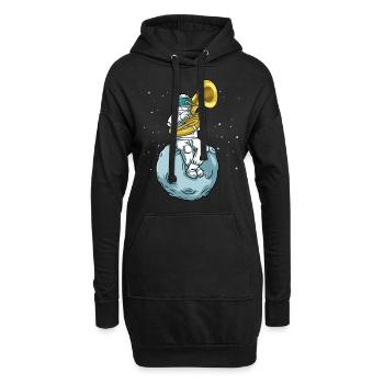 Sousaphon Tshirt Astronaut Blasmusik Shirt Tuba - Hoodie-Kleid - Schwarz - Vorne
